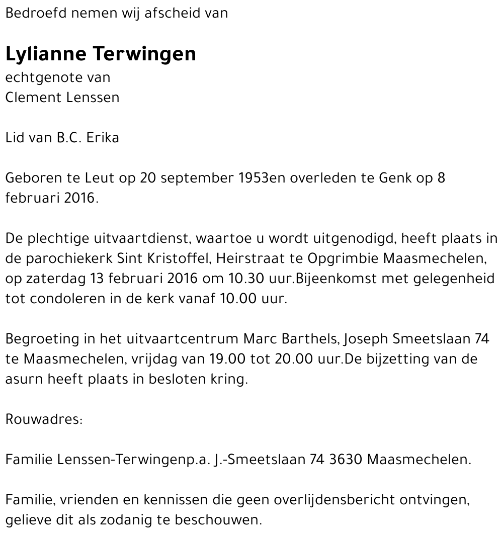 Lylianne Terwingen