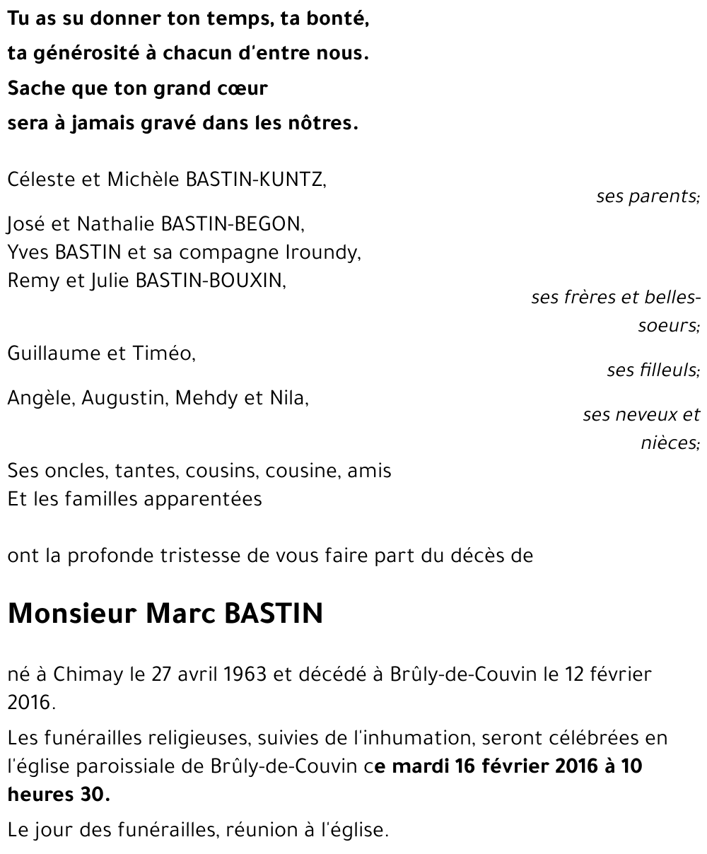 Marc BASTIN