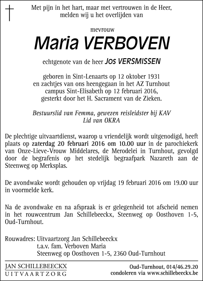 Maria Verboven