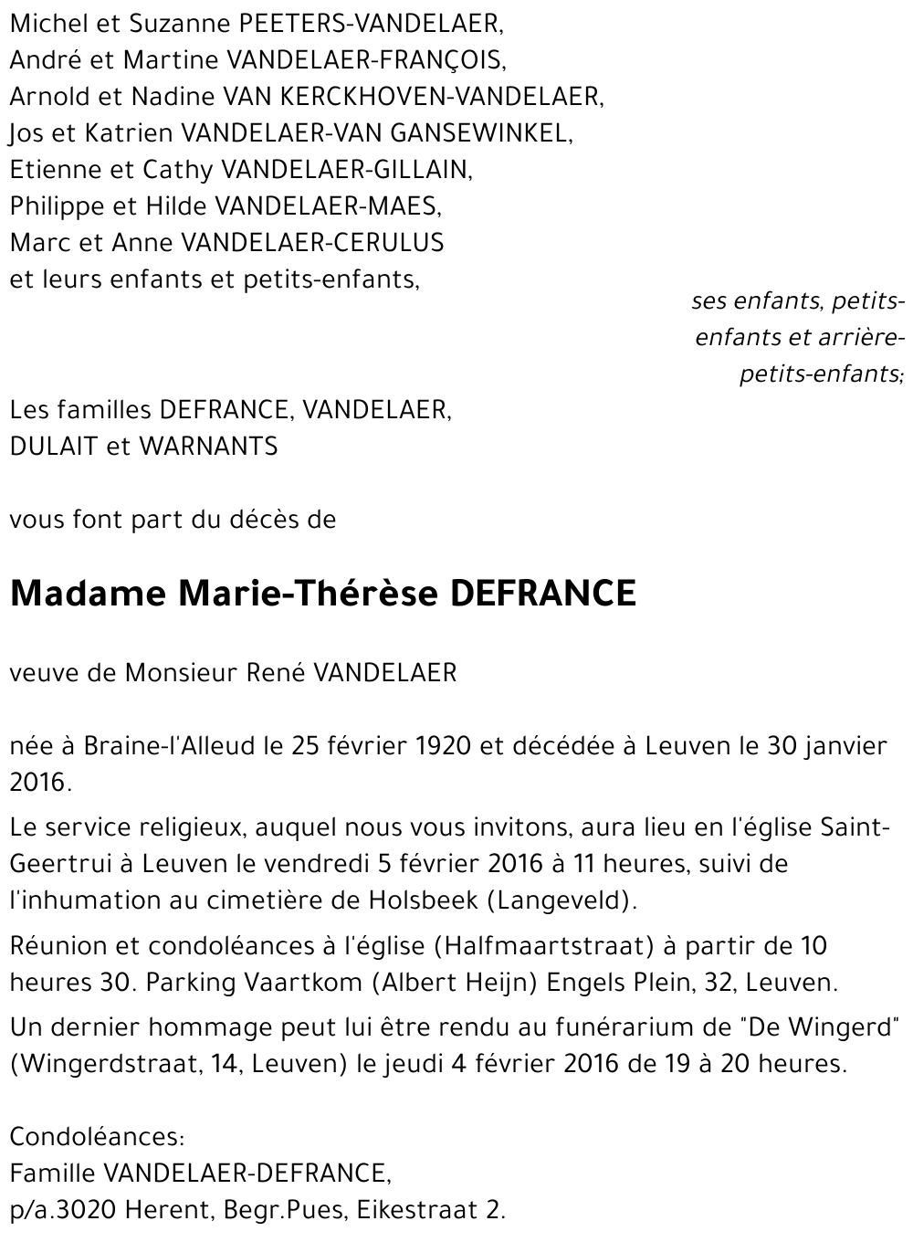 Marie-Thérèse Vandelaer