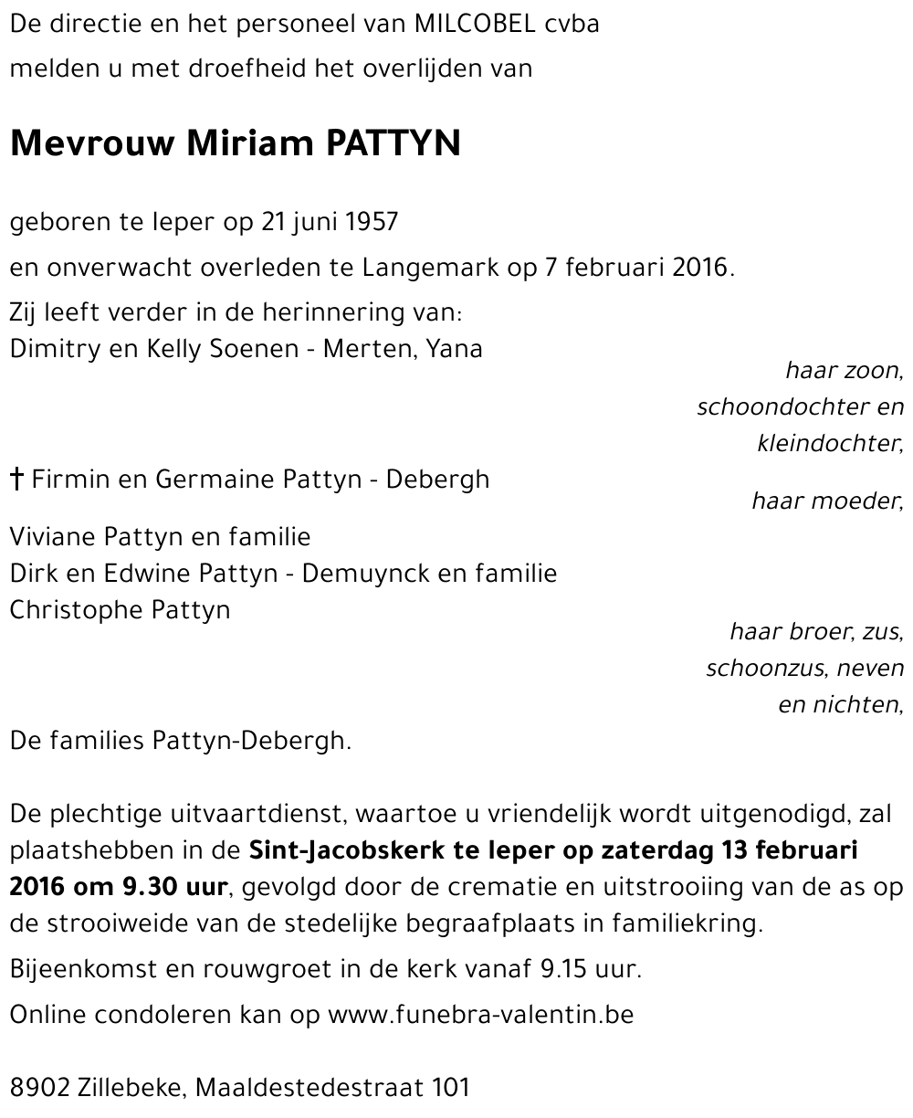 Miriam Pattyn