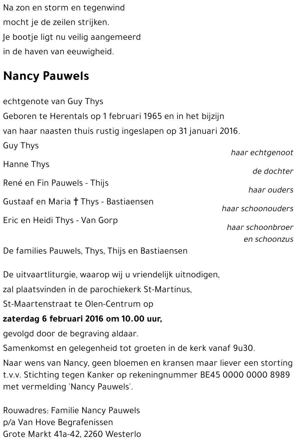Nancy Pauwels
