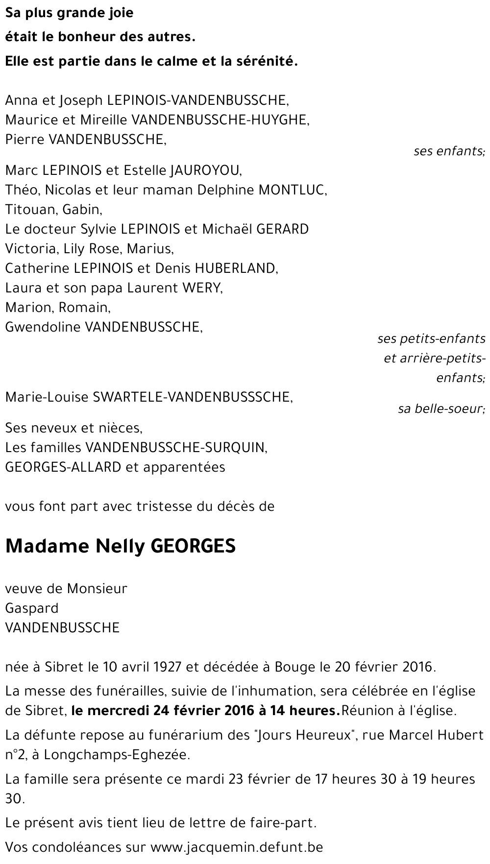 Nelly GEORGES