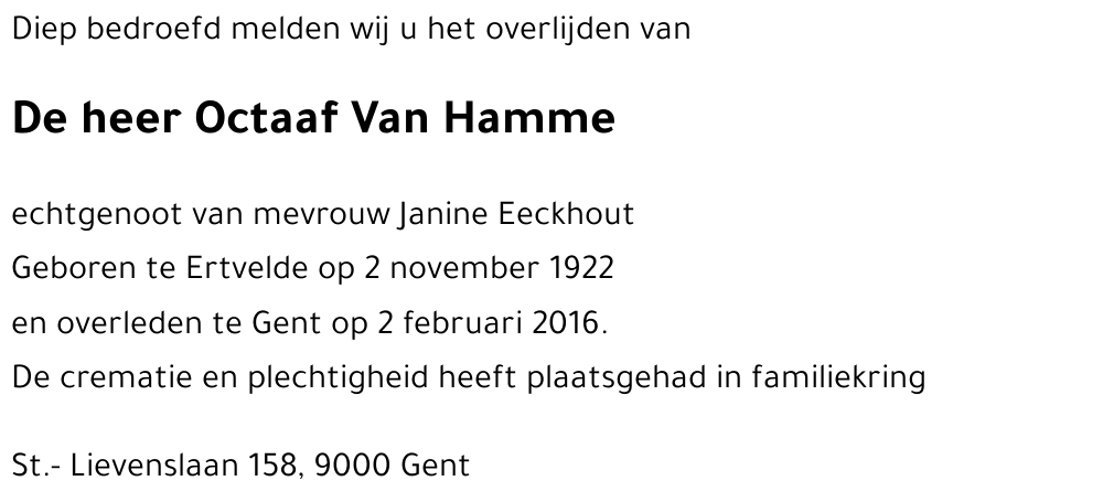 Octaaf Van Hamme