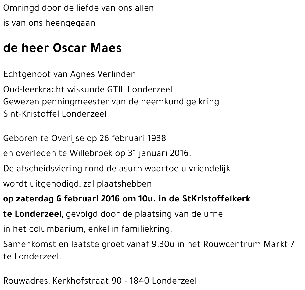 Oscar Maes