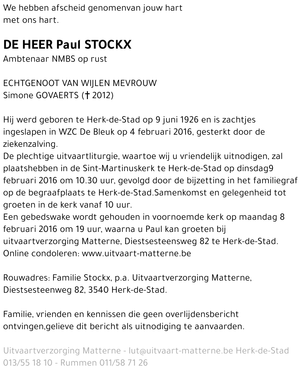 Paul Stockx