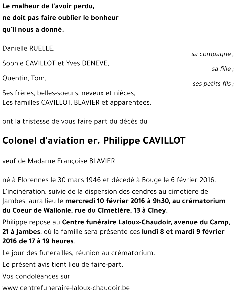 Philippe CAVILLOT