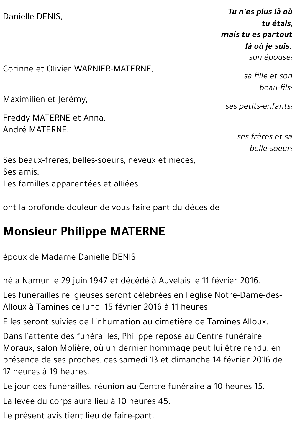 Philippe MATERNE