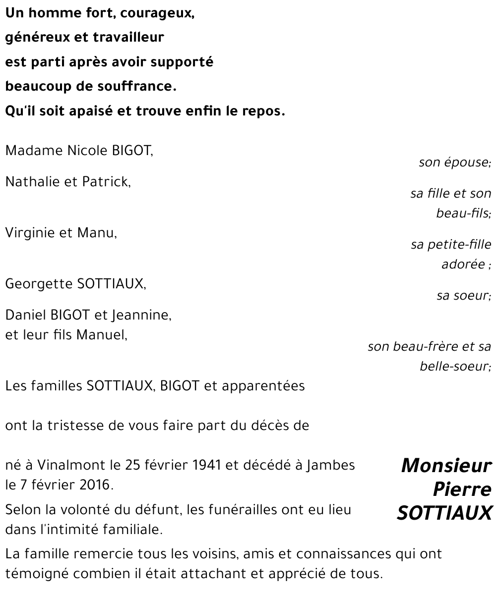Pierre SOTTIAUX