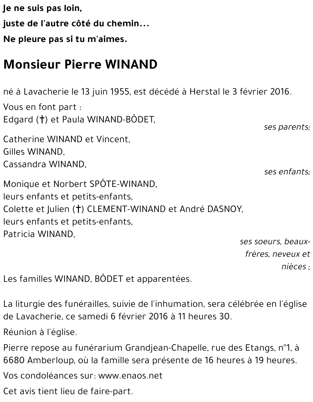 Pierre WINAND