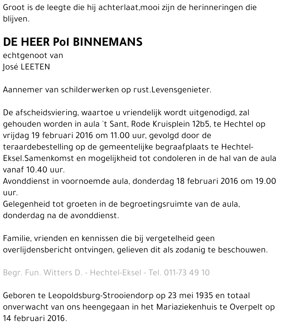 Pol Binnemans
