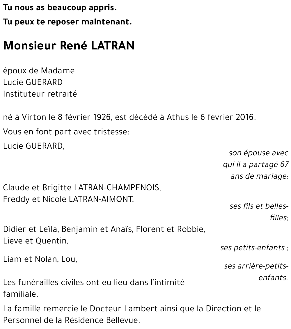René LATRAN 