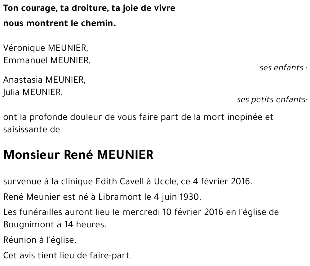 René MEUNIER