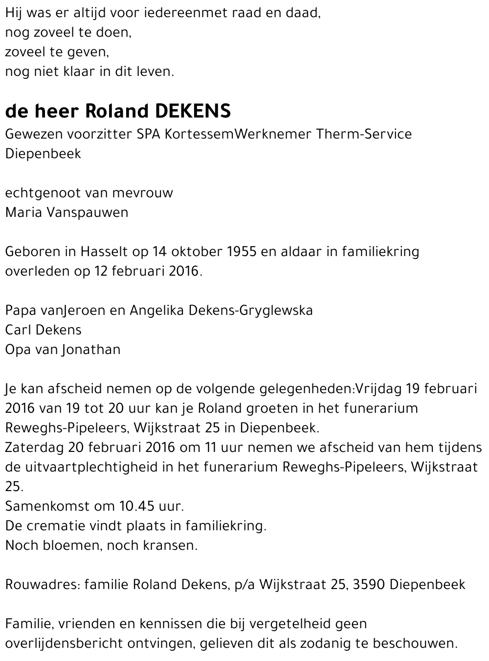 Roland Dekens
