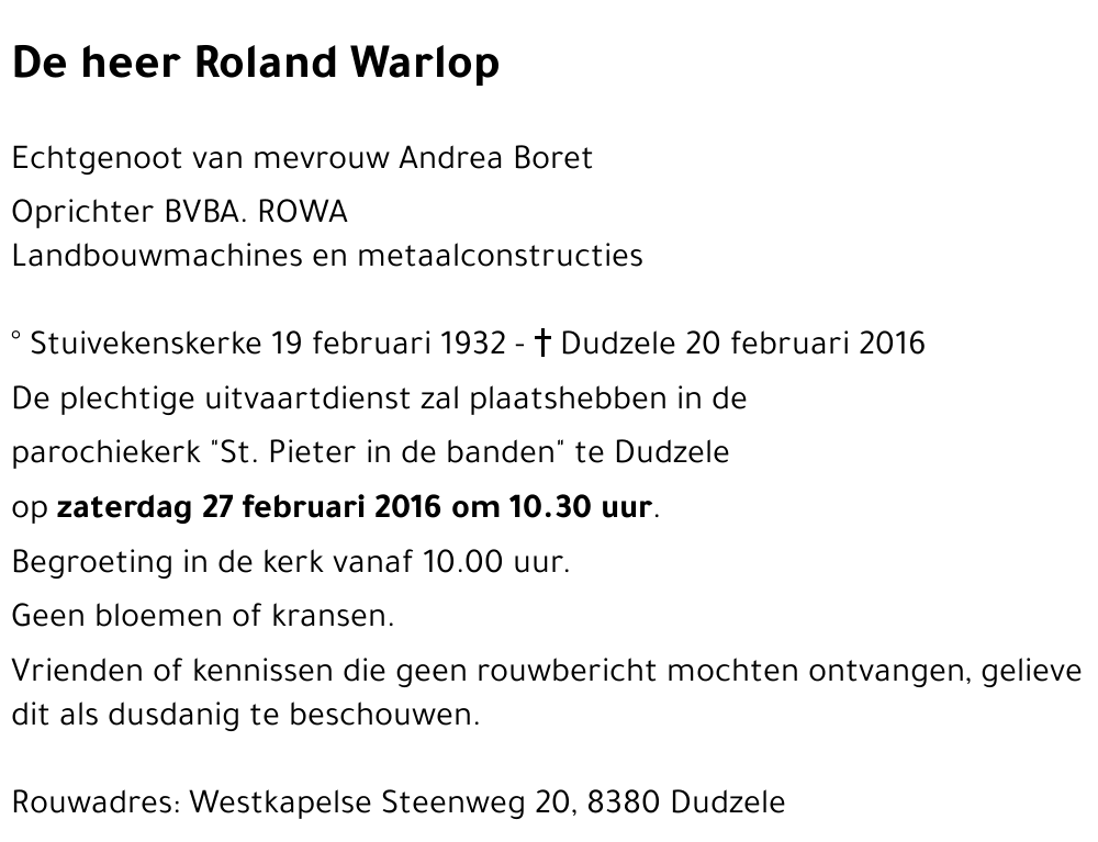 Roland Warlop