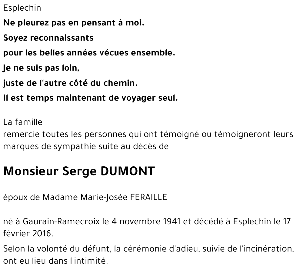 Serge DUMONT