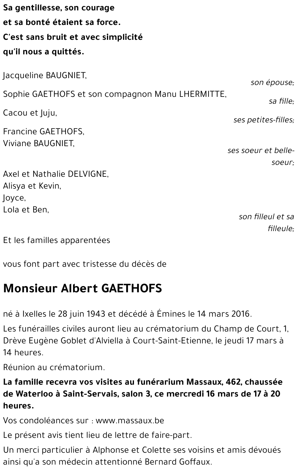 Albert GAETHOFS