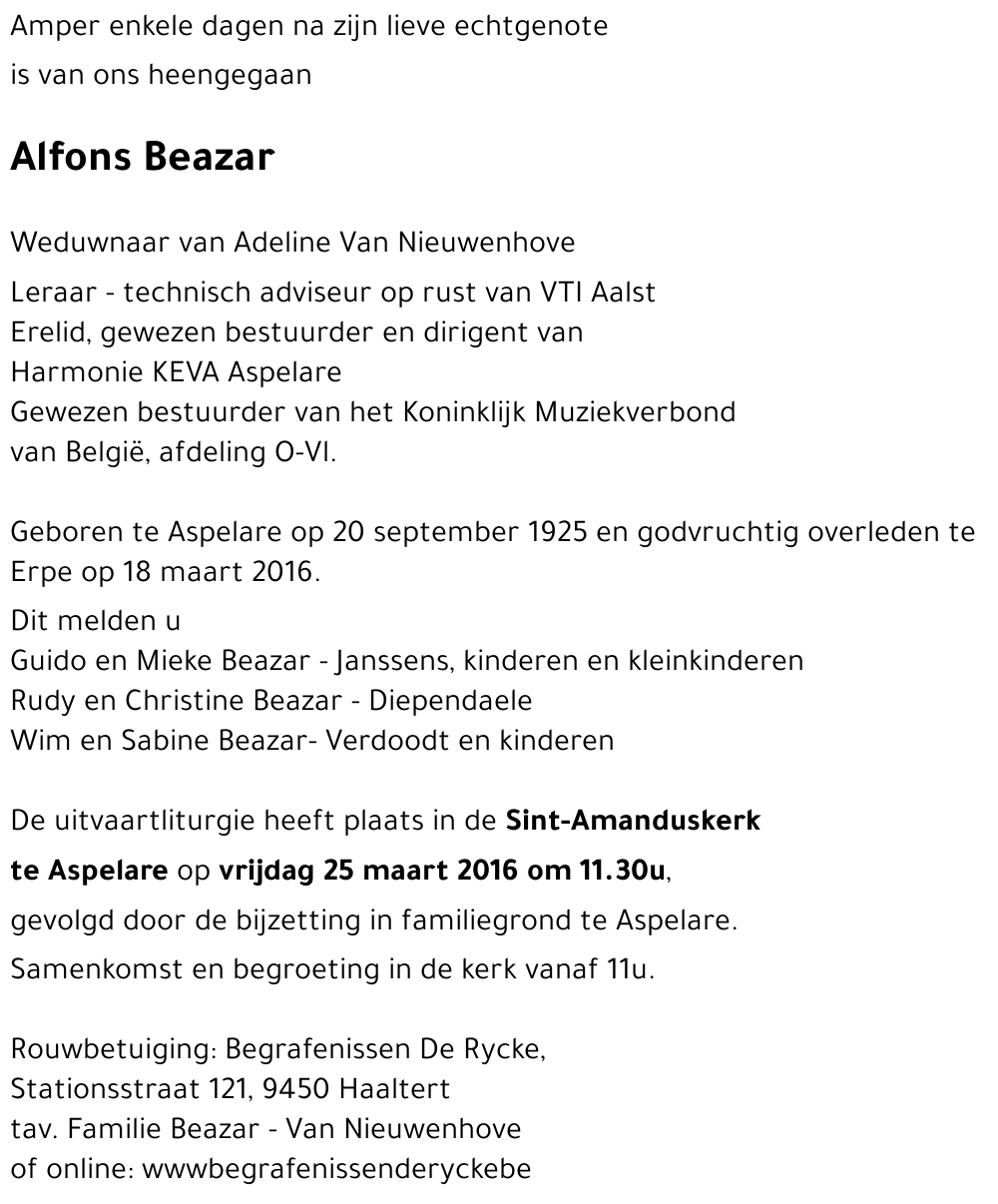 Alfons Beazar