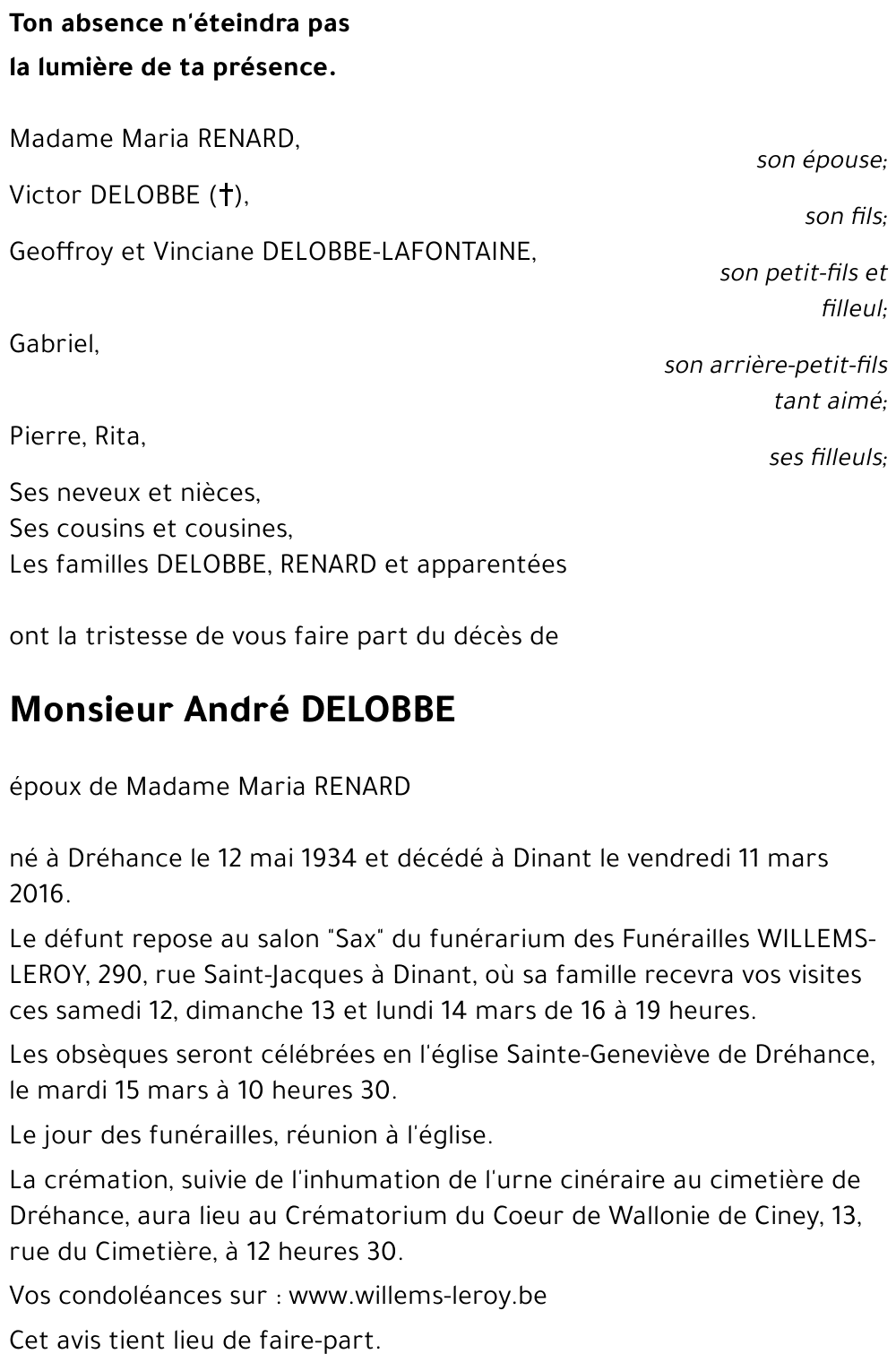 André DELOBBE