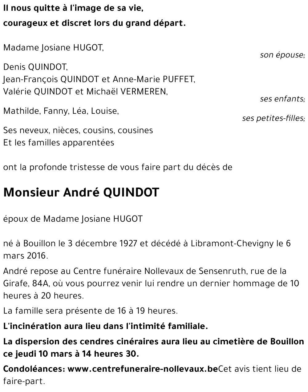 André QUINDOT