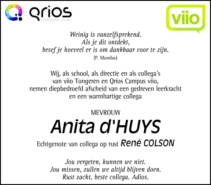 Anita d'Huys