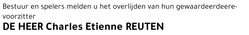 Charles Etienne Reuten