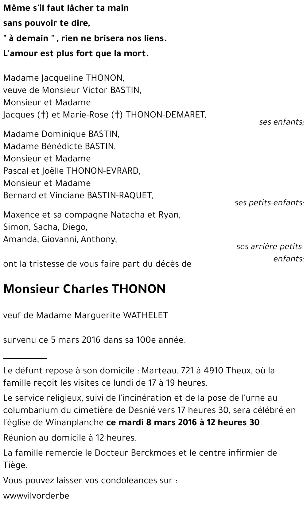 Charles THONON