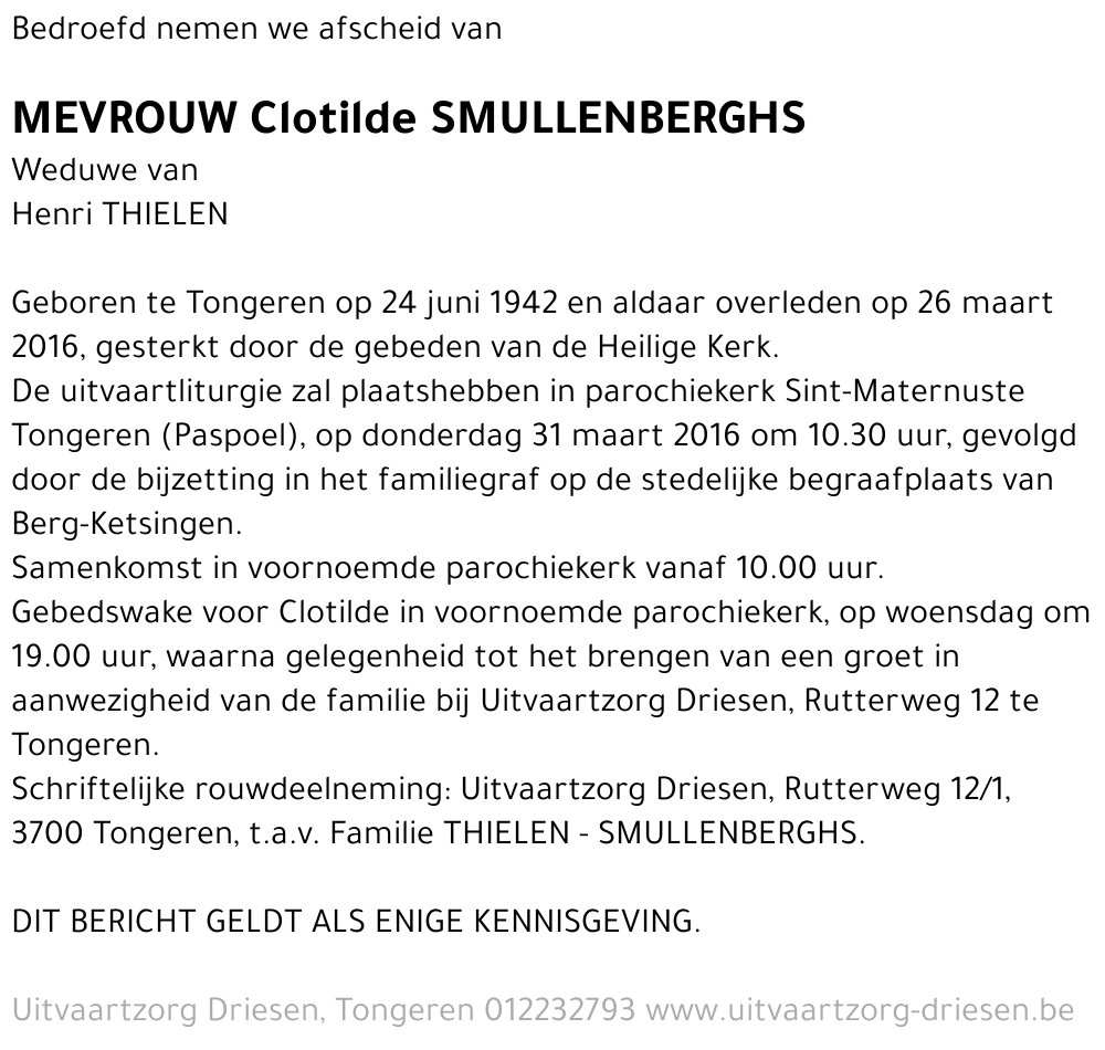 Clotilde Smullenberghs