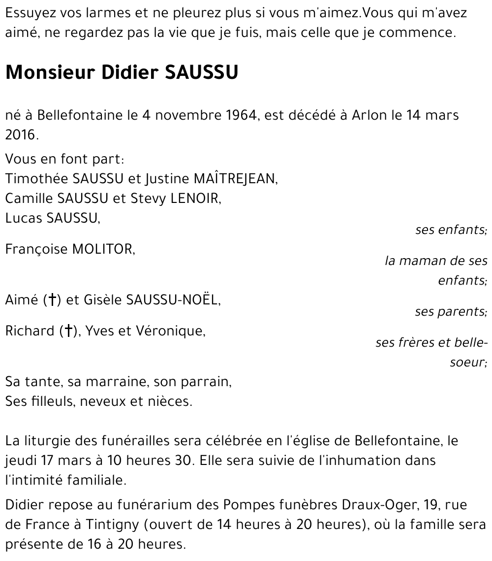 Didier SAUSSU