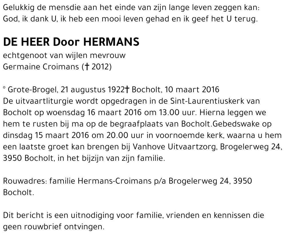 Door Hermans