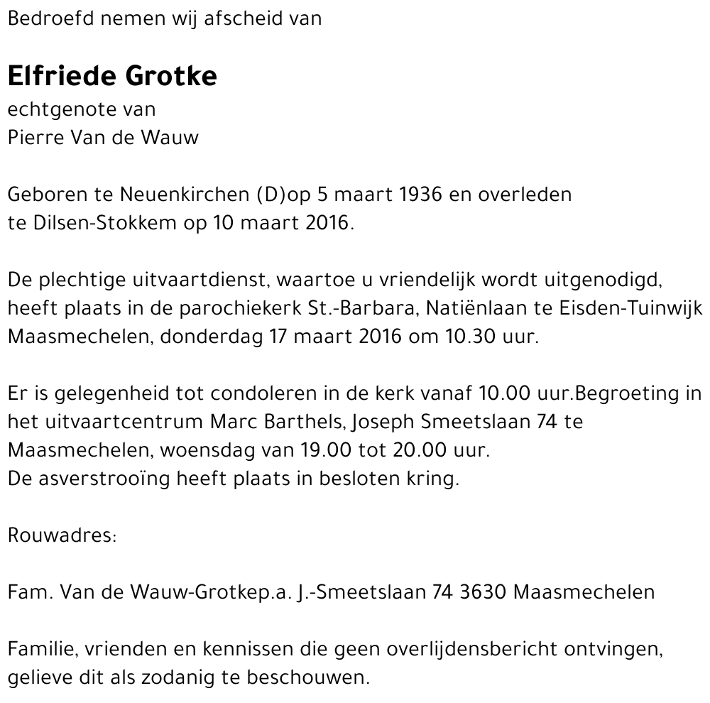 Elfriede Grotke