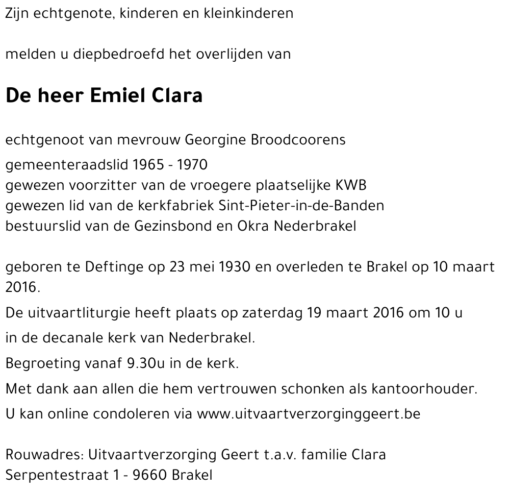 Emiel Clara
