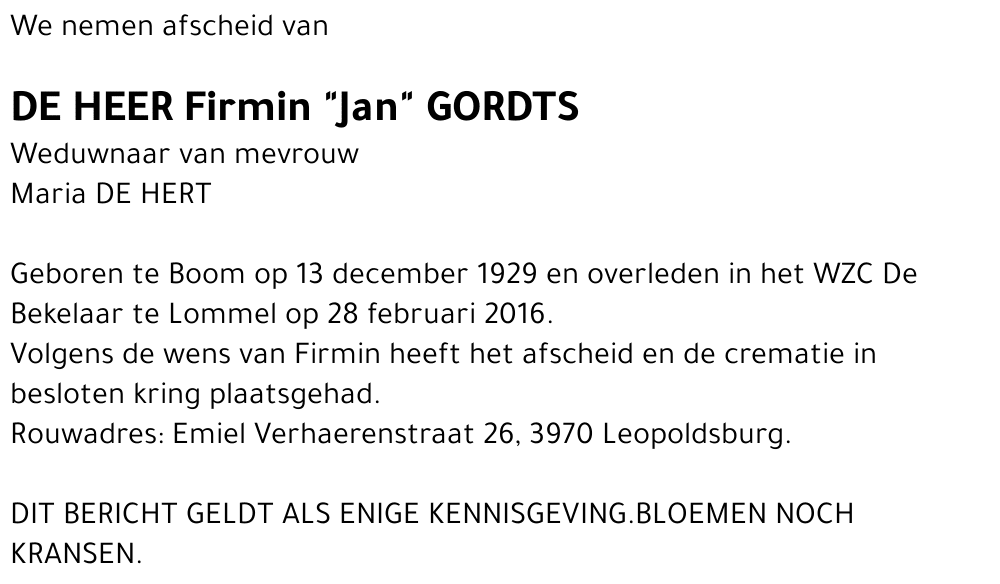 Firmin Gordts