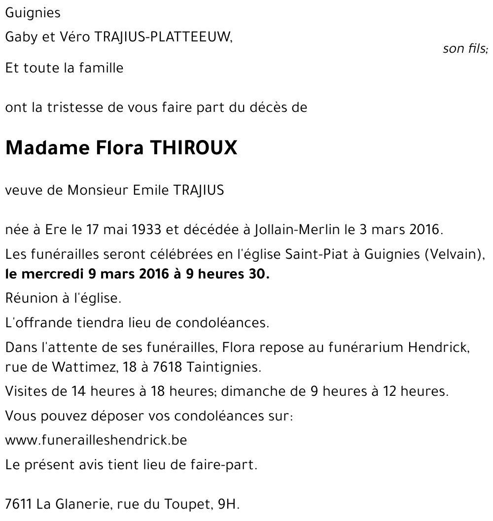 Flora THIROUX
