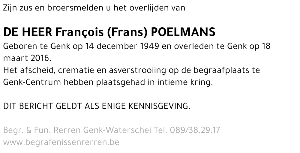 François Poelmans