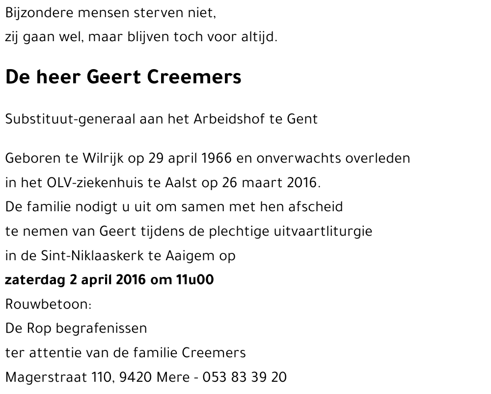 Geert Creemers