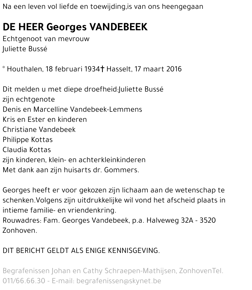 Georges Vandebeek
