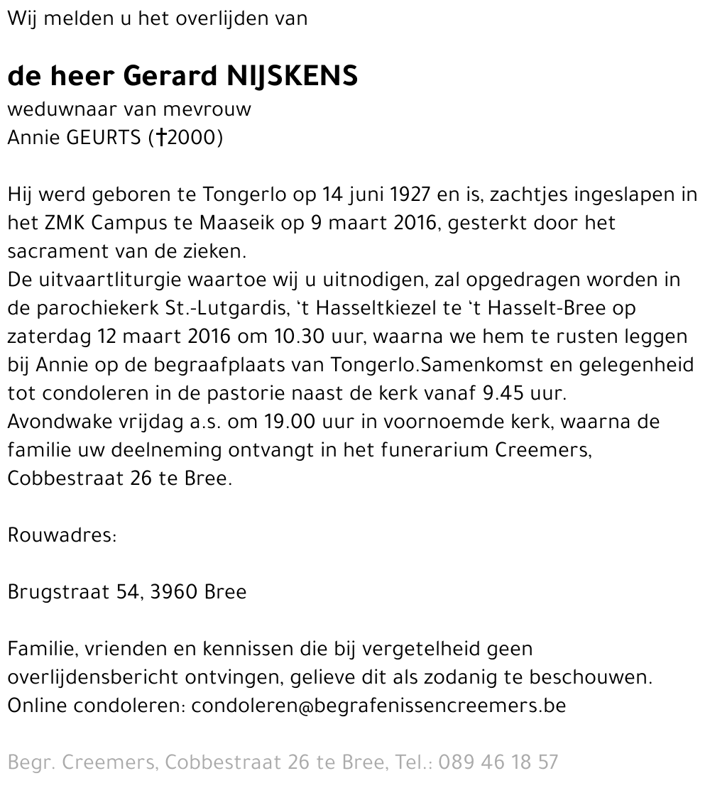 Gerard Nijskens