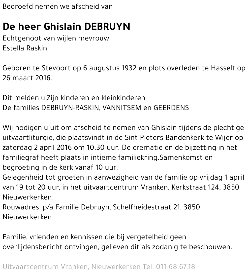 Ghislain Debruyn