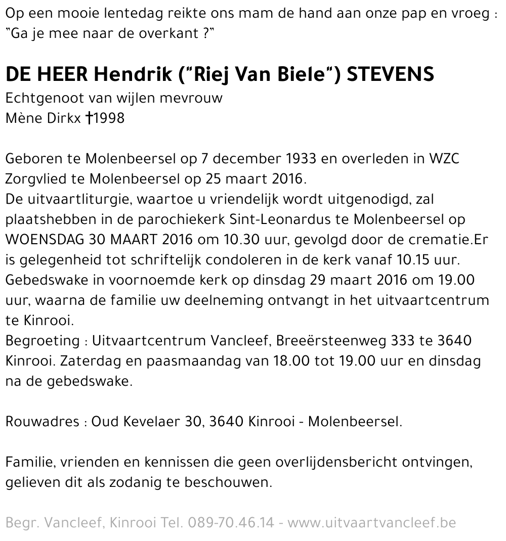 Hendrik Stevens