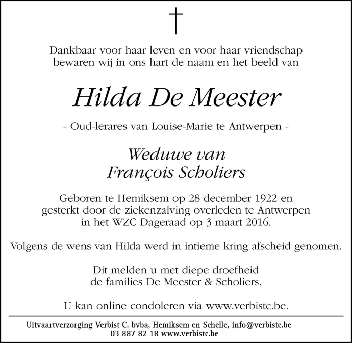 Hilda De Meester