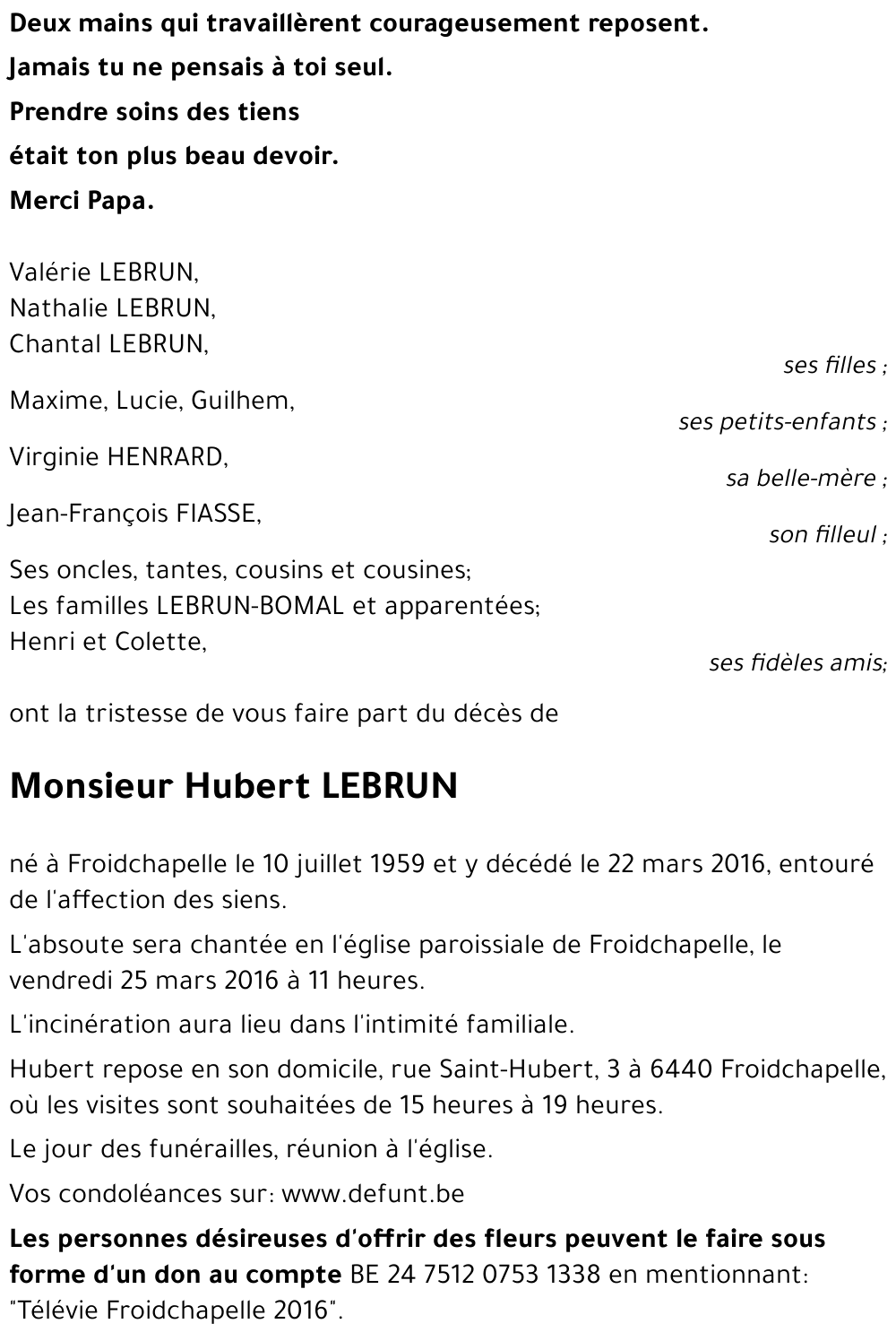 Hubert LEBRUN