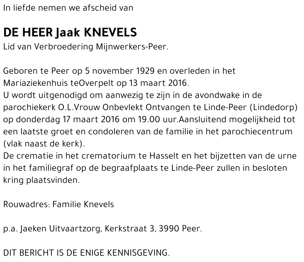 Jaak KNEVELS
