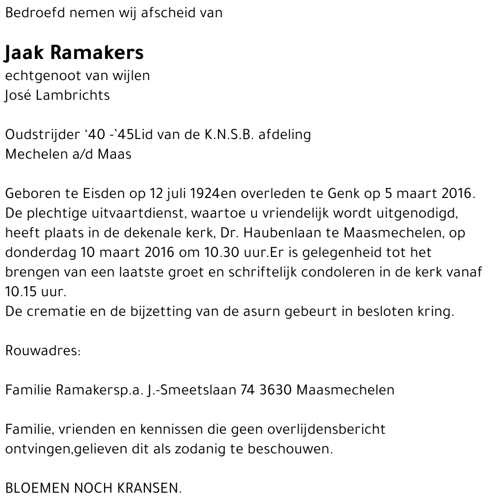 Jaak Ramakers