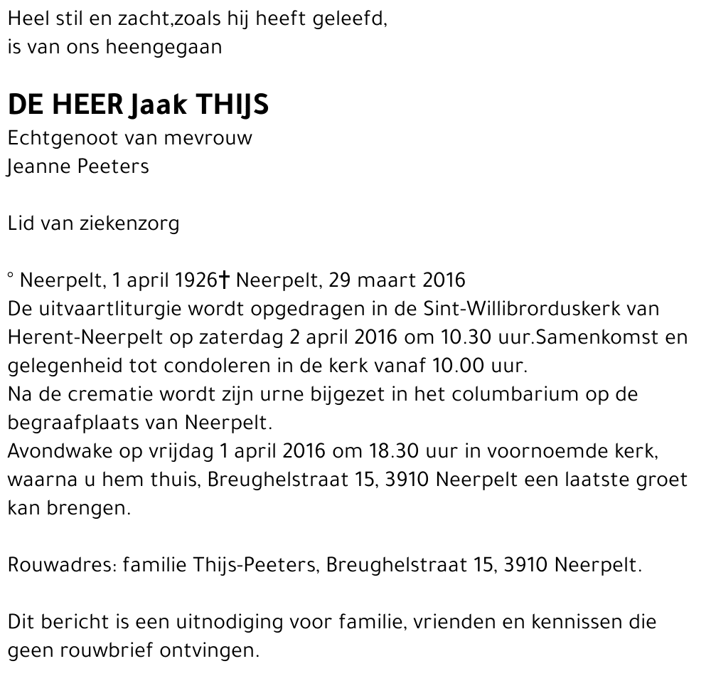 Jaak Thijs