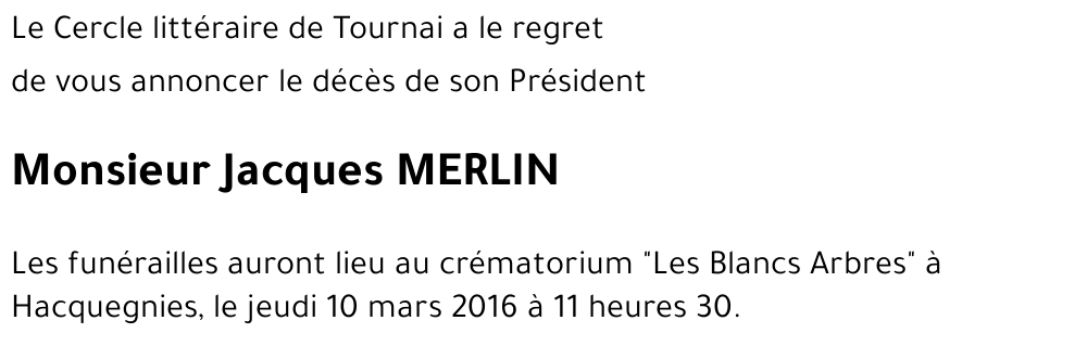 Jacques MERLIN