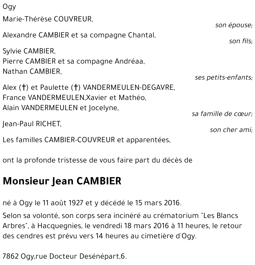 Jean CAMBIER
