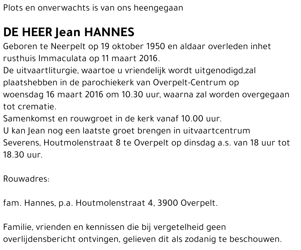 Jean Hannes