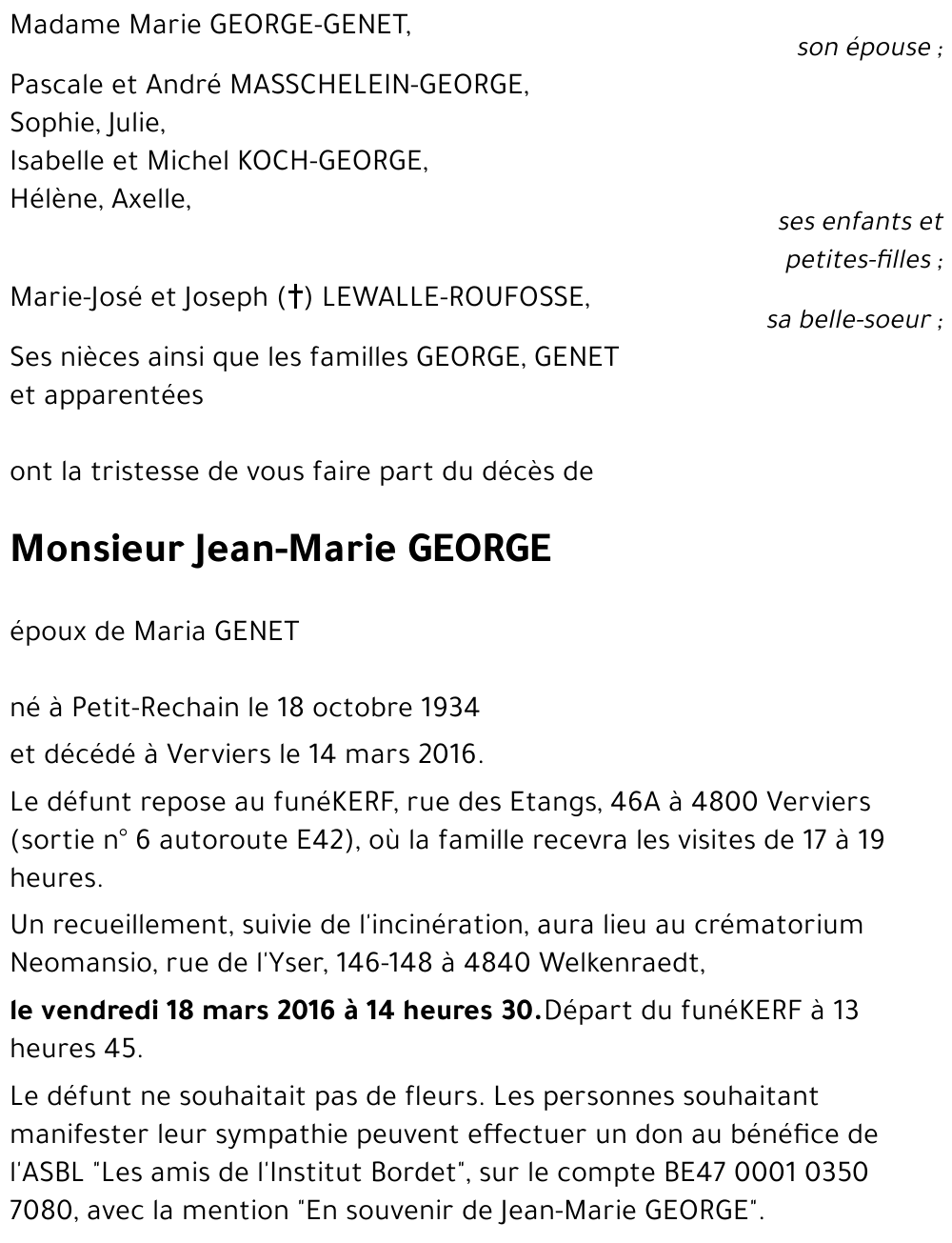 Jean-Marie GEORGE
