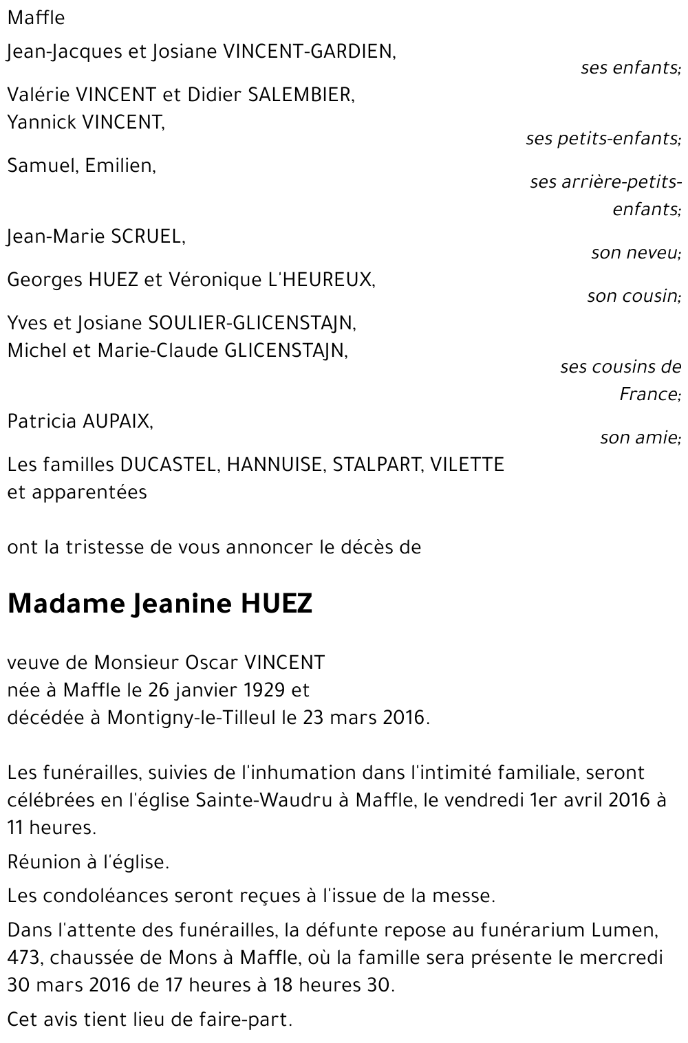 Jeanine HUEZ